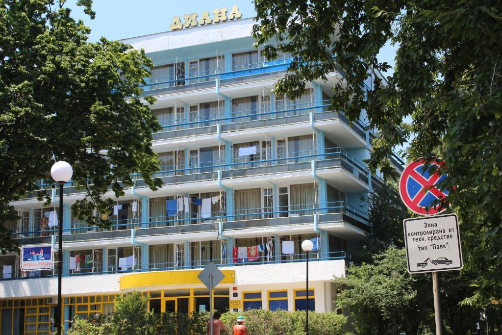 Diana Hotel Golden Sands Exterior foto
